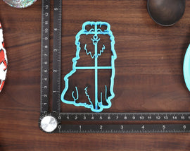 Rough Collie Cookie Cutters - Rough Collie Stack, Rough collie Outline, Rough collie Face, Rough Collie Frisbee - Rough Collie Gift