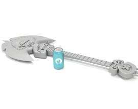 Adams Guitar Axe DIY Cosplay Prop Kit - Guitar of the First Man - Angel Exorcist Guitar- Hell Born Killer Guitar - Angelic Weapon