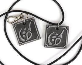 Pictomancer FFXIV Job Charm - PIC Metal Resin, Final Fantasy 14 FF14 Soul Crystal Keychain / Necklace | 1 KY1