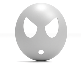 Angry Shy Guy Mask DIY Cosplay Prop Kit - Mario Props