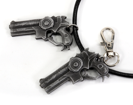 Love is Blue Gun Keychain / Necklace - Bayonetta
