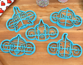 Monkey Ball Cookie Cutters- AiAi, Baby, Doctor, Gon Gon MeeMee