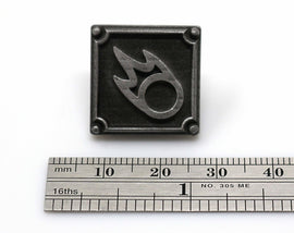 Black Mage FFXIV Job Pin - BLM Metal Resin, Final Fantasy 14 FF14 Soul Crystal - LootCaveCo