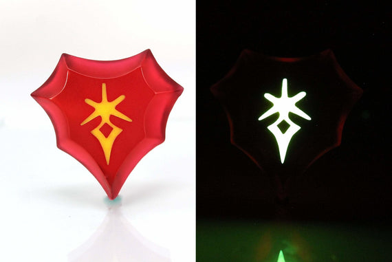 Clear Dark Knight FFXIV Glow in the Dark Soul Crystal/DRK Job Stone Final Fantasy XIV FF14 - LootCaveCo
