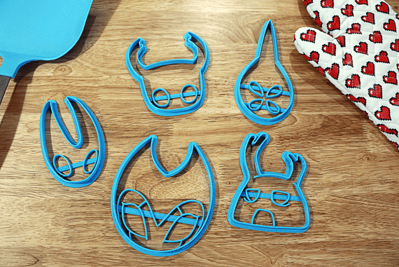 Hollow Knight Masks Cookie cutters - Hollow Knight, Hornet, Grimm, Zote, Mask Maker - LootCaveCo