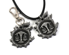 FFXIV The Immortal Flames Keychain / Necklace - Grand Company - FF14 Final Fantasy 14