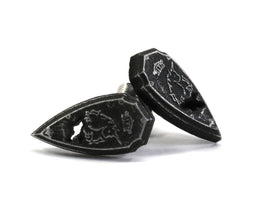 FFXIV Haurchefant Greystone Shield Earrings - Shadowbringers Final Fantasy 14 - House Fortemps