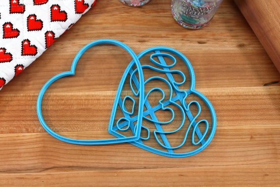 Legend of Zelda Heart Container STAMP Cookie Cutter - Breathe of the Wild