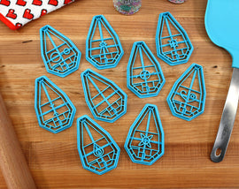 Digidestined Crests Cookie Cutters- Digimon Adventures Gift - Digimon Baking