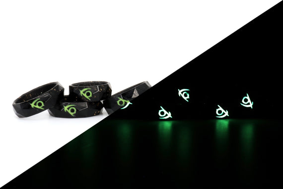 Reaper FFXIV Ring Glow in the Dark Soul Crystal/RPR Job Stone Final Fantasy XIV FF14