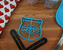 Raccoon Cookie Cutters  - Happy Raccoon, Raccoon Face, Sleepy Raccoon, Standing Raccoon, Trash Raccoon- Trash Panda Gift