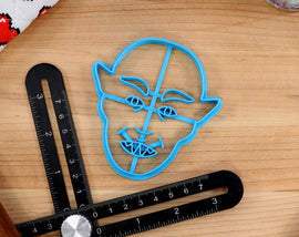Classic Monster Cookie Cutters Set 2 - Invisible Man, Kong, Wolfman, Jekyl and Hyde, Nosferatu - Movie Monster Gift