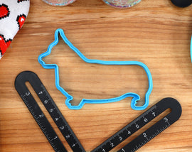 Pembrook Welsh Corgi Cookie Cutters - Pembrook Stack, Corgi Stack, Pembrook Running, Corgi Running