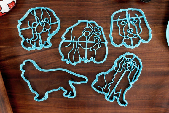Cavalier King Spaniel Cookie Cutters - Cavalier King Spaniel Stack, Cavi stack, Cavi Face - Cavalier king Spaniel Gift