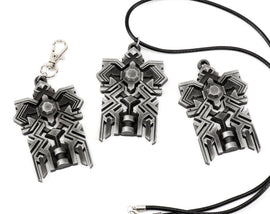 FFXIV Crystal Exarch StaffKeychain- Shadowbringers Final Fantasy 14 - Graha Tia Cosplay, Soul Transfer Soul Vessel KY1