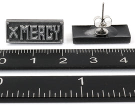 Undertale Mercy and Fight Earrings - Deltarune Earrings - Spamton Earrings- Undertale Gift ERG1