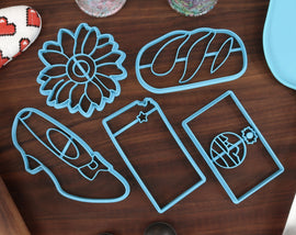 Kansas Cookie Cutters - Bread Loaf, Kansas Flag, Kansas Outline, Ruby Slippers, Sunflower - KS Gift Idea