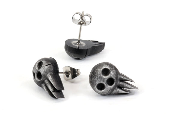 Lord Death's Mask Earrings Pair - Shinigami Mask- Grim Reaper Mask, Lord Death Cosplay ERG1