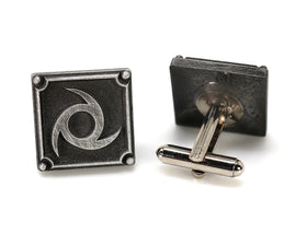 Ninja FFXIV Job Cufflinks - NIN Metal Resin, Final Fantasy 14 FF14 Soul Crystal - LootCaveCo